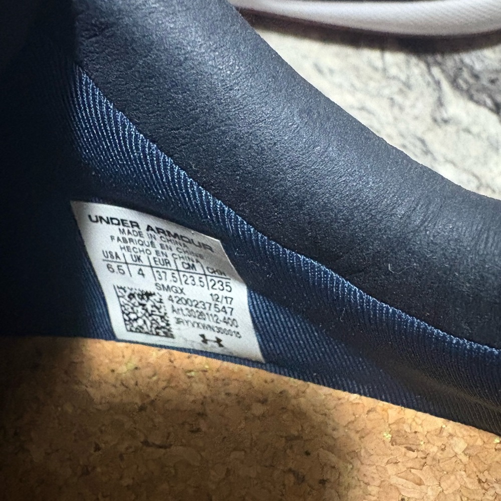 Under Armour Dark Blue Athletic Shoes